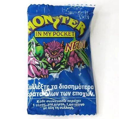 Sealed 1992 Neon Monster In My Pocket Blind Bag Figure Matchbox Nobel Greece • $5.50
