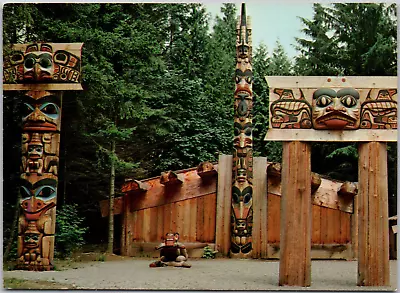 Haida Indians University Of British Columbia Vancouver Canada Vintage Postcard • $3.86