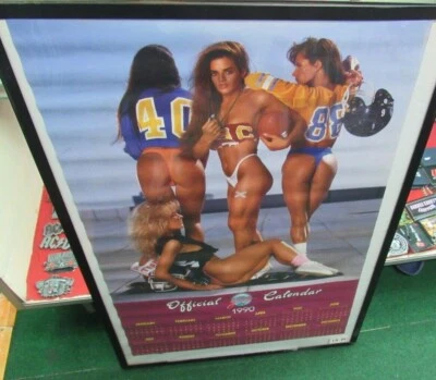 $16.59 • Buy California Girls Vintage Poster Playboy Super Model Hot Rare 1989 1990 Calendar