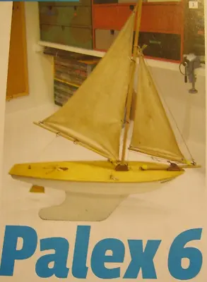 Original Model Boat Plans 2020 Palex 6 Pretty Little Yacht • $12.62