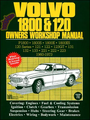 Shop Manual P1800 1800es Service Repair Volvo Book 1800e P 1800 Workshop • $49.95