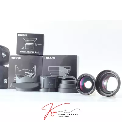 [Top MINT] Ricoh 1.43x GT-1 0.75x GW-1 Lens GH-1 For GR Digital I / II  JAPAN • $226.15