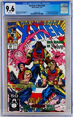 Uncanny X-Men #282 CGC 9.6 White Pages First Bishop Appearance 1st No Reserve! • $50.01