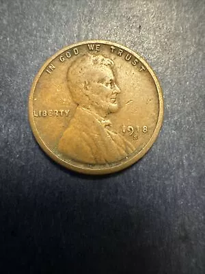 1918 S Lincoln Cent Unique Raised Edge Beautiful Color • $1.99