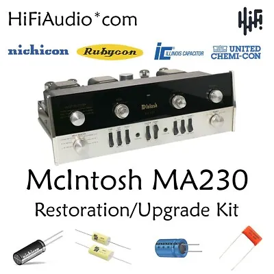 McIntosh MA230 Amp Amplifier Restoration Recap Repair Service Rebuild Kit Fix • $165