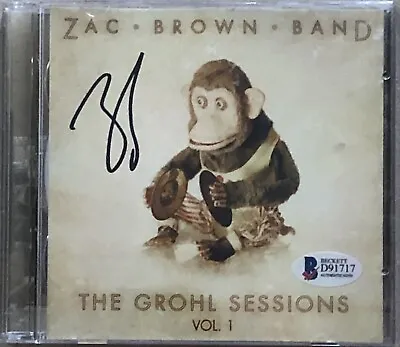 ZAC BROWN BAND Autographed   Grohl Sessions” CD DVD  Beckett Authentic • $399.99