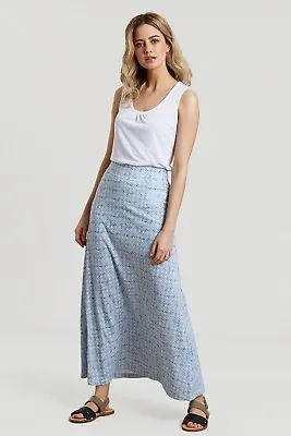 Mountain Warehouse Womens Shore Jersey Skirt Ladies Ankle Length Breathable Kilt • £19.99