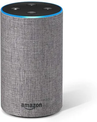 Amazon Echo 2nd Generation Smart Speaker With Smart Hub Heather Grey Fabric • £44.99