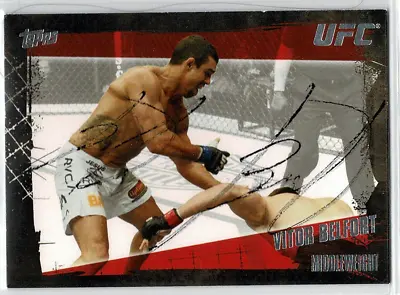 Vitor Belfort Signed Autographed Card! Authentic! 12818 • $19.99