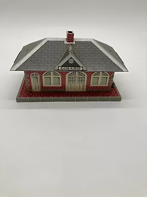 Vintage Marx | Lighted Tin Whistling Girard Train Station | Nice !! • $49.99