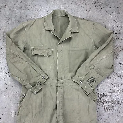 USMC Herringbone Coverall 1940 Para Marine Mechanic Tanker Quartermaster HBT WW2 • $500