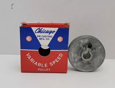 Chicago Die Casting 325VP 5/8  Bore Variable Speed Pulley Belt A Diameter 3-1/4  • $17.99