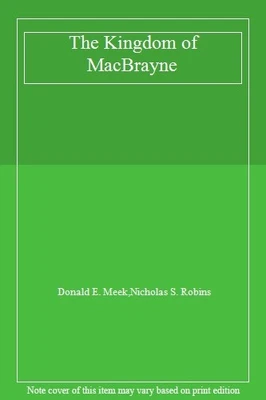 £15.93 • Buy The Kingdom Of MacBrayne By Donald E. Meek,Nicholas S. Robins