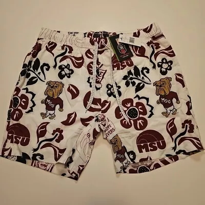 NWT Mississippi State Bulldogs Men's Vault Tech Trunks Shorts XXL New With Tags • $79.97