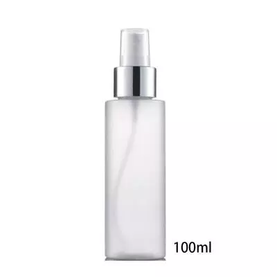 100/200ml Empty Refillable Plastic Spray Bottle Scrub Frosted Fine Mist Perfume • £3.70