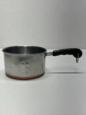 Vtg Liberty Cooking -  1 Cup Melting Pan Measuring Cup Copper Bottom • $21.50