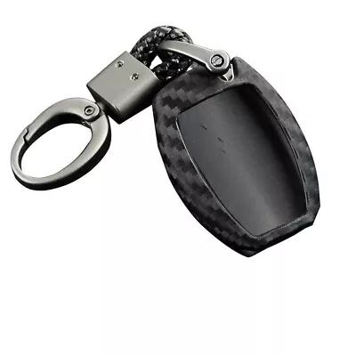 Fits Mercedes-Benz Carbon Fiber Smart Car Key Case Cover Fob Holder Accessories • $6.99