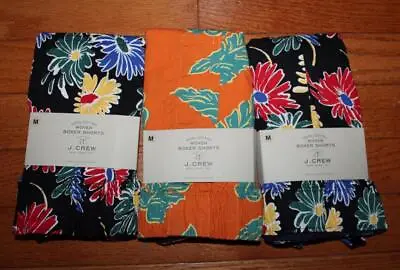 THREE (3) NEW NWT Mens J.Crew J. J Crew Boxers Boxer Shorts Underwear MEDIUM *4M • $18.99