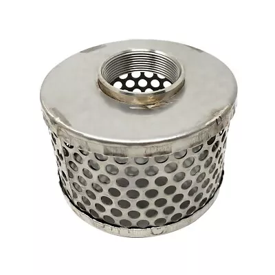 2″ Suction Strainer Round Hole Stainless Steel • $40