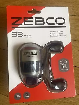 Zebco 33 Micro SPINCAST Pre-Spooled Fishing Reel 33MCN NEW IN BOX FAST SHIPPING • $21