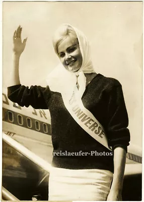 Marlene Schmidt Miss Universe 61 Original-Photo From 1961 • $24.99