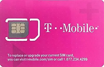 T-Mobile Prepaid SIM Card Unlimited Talk Text And Data In USA For 30 Days  • $20.99