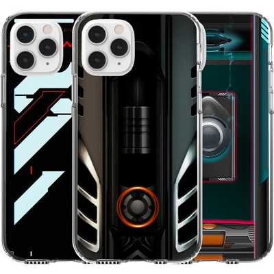 $16.95 • Buy Silicone Cover Case Pattern Geometric Abstract Random Engine Wheel Jap Codes Art