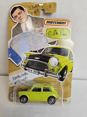 2020 Matchbox Mr Bean Lime Green Mini Cooper • $8.99