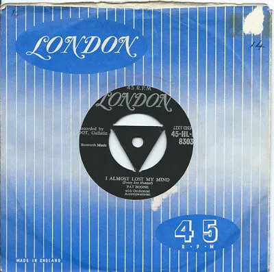 Pat Boone - I Almost Lost My Mind (7  Single RP) • £15.49