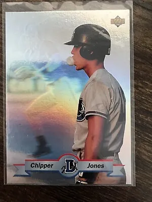 1992 UD Minor League Top Prospects #TP3 Chipper Jones Baseball Hologram Card • $12.99