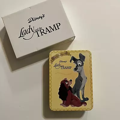 Disney 50th Anniversary Lady & The Tramp Watch Collector Tin 2005 NEW Vintage • $49.99