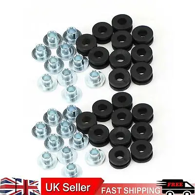 20 Pack Motorcycle Rubber Grommets Assortment Fit For Honda Fairing Universal UK • £10.78