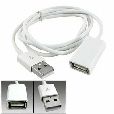 $5.50 • Buy USB Extension Data Cable 2.0 A Male To A Female Long Cord For MacBook & Computer