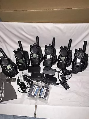 6 CLS1410 UHF Portable Two-way Radios: Good Condition • $900