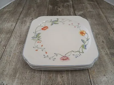 Lot Of 3 Villeroy Boch ALBERTINA Square 9  Luncheon Plates   • $150