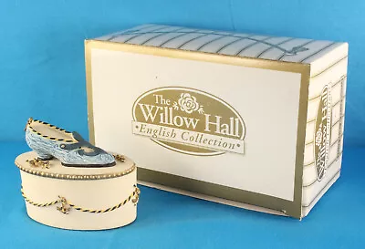 Willow Hall Shoe Trinket Box - Victorian Shoes Collection -  Cynthia  No. 7814 • $4.99