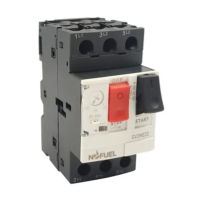 NEW GV2ME22 Motor Circuit Breaker 20-25A Manual Motor Starter Button GV2M Series • $36.99