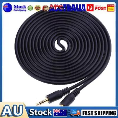 AUX Cable 3.5mm Stereo Audio Extension Male To Male Auxiliary Car Cord(3m) • $8.69