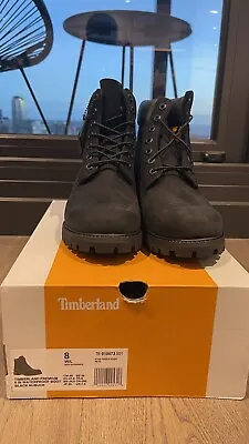 Timberland TB010073001 Leather Boot Shoes For Mens Size 11 - Black • $181