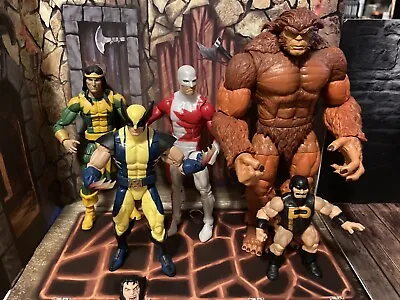 Marvel Legends  Alpha Flight Puck/Shaman/Wolverine/Guardian/Sasquatch BAF Lot • $105