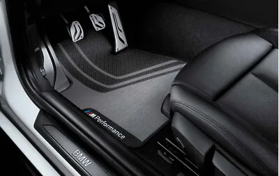 BMW M4 Performance Floor Mats 4 Series F32 F33 F82 2013-2018 Front 51472407305 • $162.95