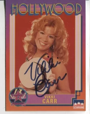 VIKKI CARR Signed AUTOGRAPH 9779 • $3.99