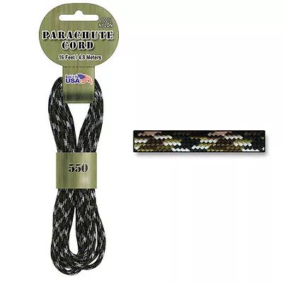 Army Camo 550 Parachute Cord Paracord For Survival Bracelets Jewelry Crafts • $2.39