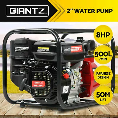 8hp Water Pump High Pressure Petrol Water Pump 4-stroke 30000 L/h Transfer  • $298.95