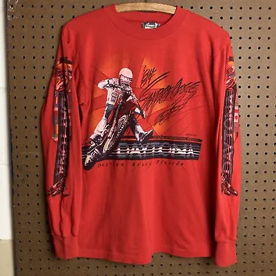 Vintage 1984 Daytona Supercross T-shirt Bike Week 80s Dirt Bike Motocross AMA • $69.80