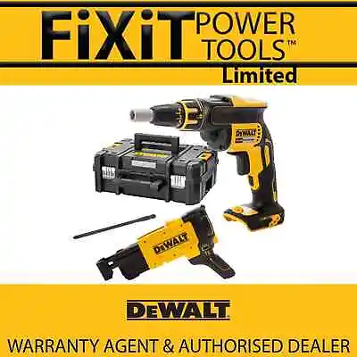 £184.95 • Buy DeWalt DCF620NT 18V Cordless Drywall Screwdriver & DCF6202 Collated Attachment