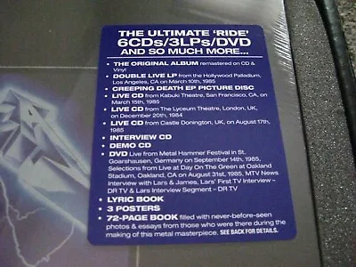 Metallica -ride The Lightning- Awesome Rare Ltd Massive Box Set Lps/cds Lowest £ • £210