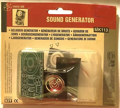 Velleman MK113 Sound Generator Kit • $17.50