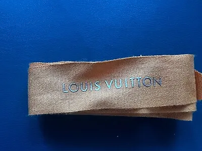 Louis Vuitton Orange Ribbon Gift Wrapper  50 Cm / 20 Inches Authentic • £8.03