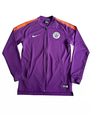 Manchester City Football Jacket Training Soccer England Size S/M Nike  2018/2019 • $42.49